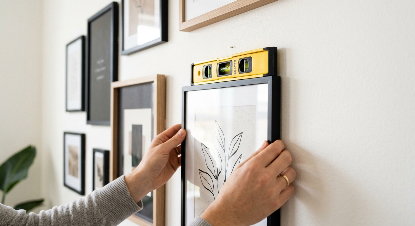 How to Hang Picture Frames Without Damaging Your Walls